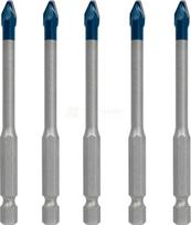 Plytelių grąžtas Bosch EXPERT HEX-9 HardCeramic 6 mm - 5 vnt.