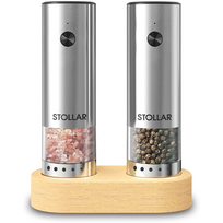 Stollar the Salt & Pepper SSP300, nerūdijančio plieno - Druskos ir pipirų malūnėliai