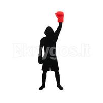 Knygos skirtukas „Boxing“, juodas