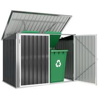 Šiukšlių konteinerių apdaila tamsiai pilkas 2 vnt.