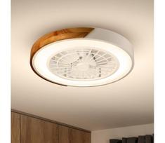 Brilagi-LED Dimeriuojamas šviestuvas su ventiliatoriumi LED/30W/230V 3000-6500K balta/ąžuolas + nuotolinio valdymo pultas