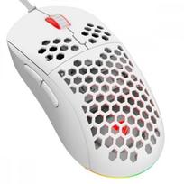 Laidinė žaidimų pelė Elmak HEX-R, usb / ps/2 laidas, balta sp.