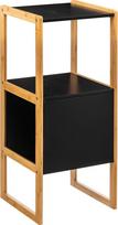 Laisvai pastatoma vonios spinta 5five Simply Smart Natureo, ruda sp./juoda sp., 33 cm x 33 cm x 80 cm