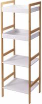 Laisvai pastatoma vonios spinta Bathroom Solutions Forma, ruda sp./balta sp., 36 cm x 33 cm x 110 cm