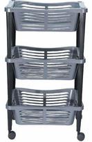Vonios lentyna Storage Solutions Trolley, pilka sp., 30 cm x 30 cm x 60 cm