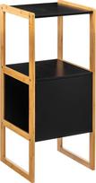 Laisvai pastatoma vonios spinta 5five Simply Smart Natureo, ruda sp./juoda sp., 33 cm x 33 cm x 80 cm