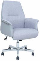 Darbo kėdė Home4you Cady 40853, 68 x 63 x 91 - 101 cm, pilka sp.