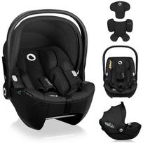 Automobilinė kėdutė nešynė i-Size 40–87 cm su 3 taškų diržais ir galvos atrama, Lionelo Moxie i-Size Black Carbon