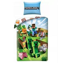 Minecraft: Dviejų dalių patalynės komplektas – 140 x 200 cm