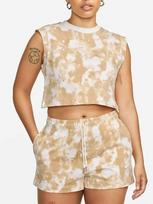 NIKE Moteriški „Crop Top“ marškinėliai, W NSW WVE DYE JRSY SL TOP A3 WOMEN