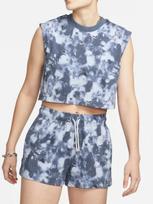 NIKE Moteriški „Crop Top“ marškinėliai, W NSW WVE DYE JRSY SL TOP A3 WOMEN