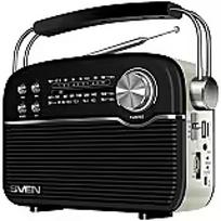 Sven Speaker SVEN SRP-500, black (3W, Bluetooth,FM/AM/SW, USB, microSD, AUXt, battery) SV-020415