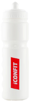 ICONFIT balta, dviračiui, vandens gertuvė, 750 ml