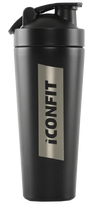 ICONFIT nerūdijančio plieno, juodas plaktuvas, 800 ml