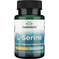 SWANSON AjiPure L-serinas 500 mg (60 kapsulių).