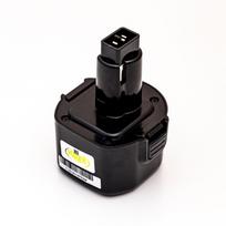 DeWalt DE9036, DE9061, DE9062, DW9061, DW9062 9.6V 2.0Ah NiMH Akumuliatorius, skirtas elektriniams įrankiams DC750KA, DC855KA, DW050, DW050K, DW902, DW926, DW926K