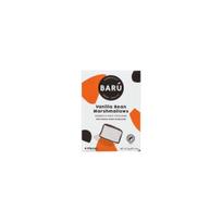 BARU Vanilla Bean zefyrai, padengti juoduoju šokoladu, 4 vnt.