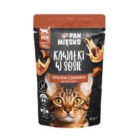 PAN MIĘSKO Gabalėliai padaže Veršiena su elniu 85 g katėms