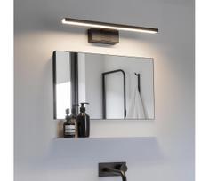 Aigostar - LED vonios veidrodžio apšvietimas LED/8W/230V 4000K 40 cm IP44 juoda