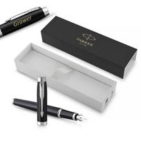 Parker IM Essential Matte Black CT (F) Plunksnakotis su graviravimu
