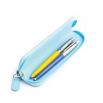 Parker Jotter Originals Yellow ir Blue Tušinukų dovanų rinkinys su mėlynu dėklu