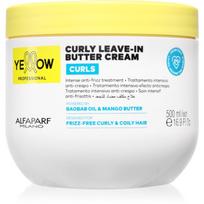 Yellow Professional Curls Curly Leave-in Cream nenuplaunamasis kremas garbanotiems plaukams 500 ml