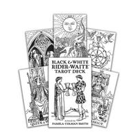 Kosmetinis defektas Black & White Rider-Waite Taro kortos US Games Systems