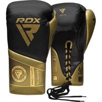 Bokso pirštinės RDX Mark Pro Fight Tri Korta 1, aukso sp., 10 oz