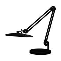 LED stalinė lempa manikiūrui – 2200 lm, 51 cm galvutė, 4 lygių ryškumas, 6500K, juoda