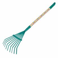 GREENMILL METALINĖ ŠLUOTA-GRĖBLYS / MEDINIS/PVC KOTAS 75cm
