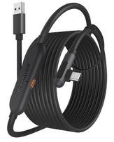 Maxonar Link kabelis 5 m su įkrovimu, USB 3.0 į USB-C, 5Gbps, suderinamas su Meta Quest 3/3S/Quest 2/Pico 4 (Juoda) (MX-LINK5B)