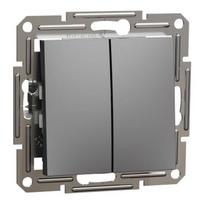 Jungiklis Schneider Electric Asfora, 2 kl., juoda sp.