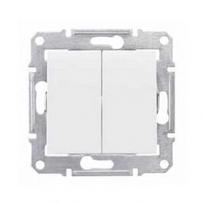 Jungiklis Schneider Electric Asfora, 2 kl., balta sp.