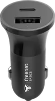 Store24 freenet Basics Power Delivery automobilinis įkroviklis USB-C and USB-A 27W