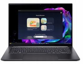 Nešiojamas kompiuteris Acer Swift X14 NX.J82EP.008, Intel Core Ultra 9 285H, 32GB, 1 TB, 14 ", Nvidia GeForce RTX 5060, juoda sp., EN, Windows 11 home