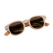 Little Dutch vaikiški akiniai nuo saulės „Ocean Brown Stripes“