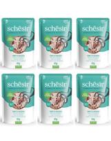 SCHESIR Tunas su dorada drebučiuose katėms 6x85 g