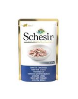 SCHESIR tunas su jūriniu ešeriu želatinoje katėms, 12 x 85 g