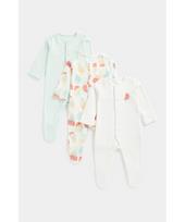 MOTHERCARE šliaužtinukas ilgomis rankovėmis, 3 vnt., EC652