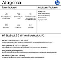 HP EliteBook 6 G1i 14 - Ultra 5-225U, 16GB, 512GB SSD, 14 WUXGA 400-nit AG, 5MP IR cam, WWAN-ready