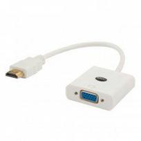 SAVIO HDMI (M) – VGA (F) ADAPTERIS BALTAS CL-201