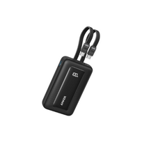 Išorinė baterija Anker Zolo 10K, 35W, Built-In Dual USB-C Cables,Black