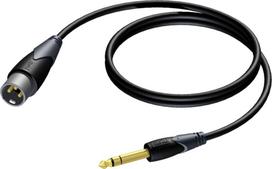 Cable Procab Jack 6.3mm - XLR 3m black (CLA724/3)