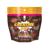 Creatine Pop Kreatino monohidratas su spragsinčiais saldainių gabalėliais Fizzy Cola