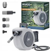 Automatinė sodo žarnos ritė 30 m + 2 m 1/2" su purkštuvu
