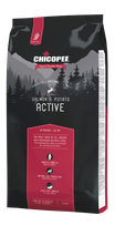 Chicopee holistic nature line su lašiša aktyviems suaugusiems šunims-12 kg