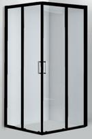 Dušo kabina 1228S 100x100 grey  be pado