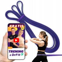 DrFit Power Band pasipriešinimo guma fitnesui ir pilatesui, pasipriešinimas 22 - 34 kg, patvari