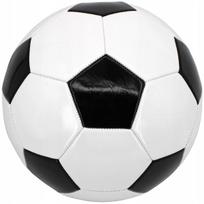 Futbolo kamuolys Enero Biedronka, juodos ir baltos spalvos, 5 dydis
