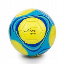Futbolo kamuolys Vivo Equipe geltonas ir mėlynas - 5 dydis